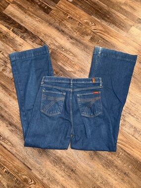 7 For All Mankind Women's Wide Leg Jeans 32